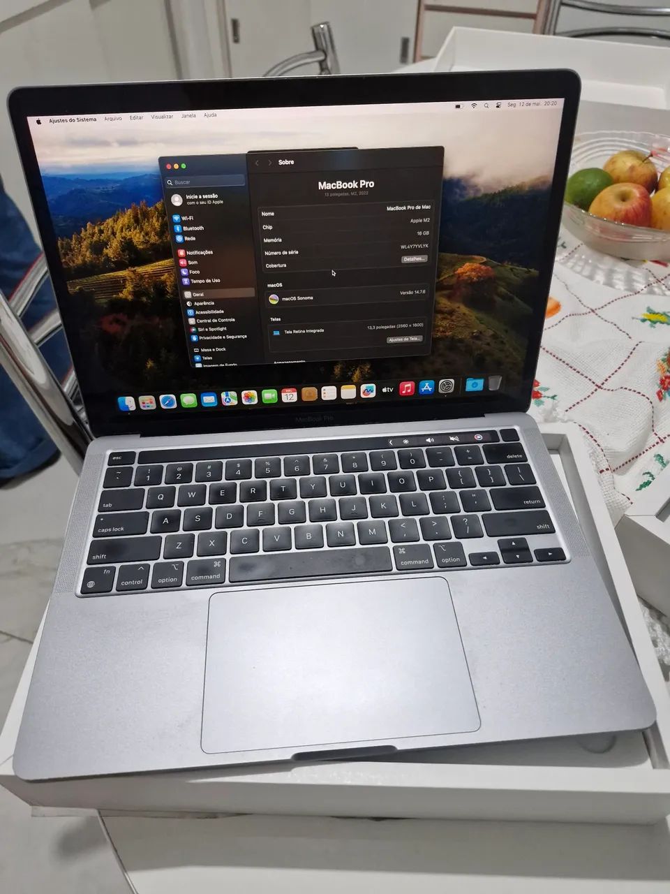 MacBook Pro 13 polegadas M2 