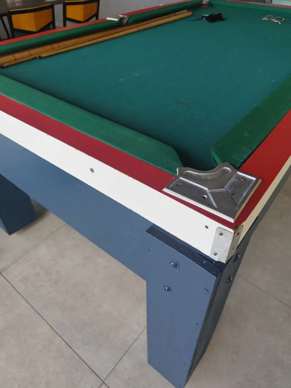 Mesa de sinuca para área externa