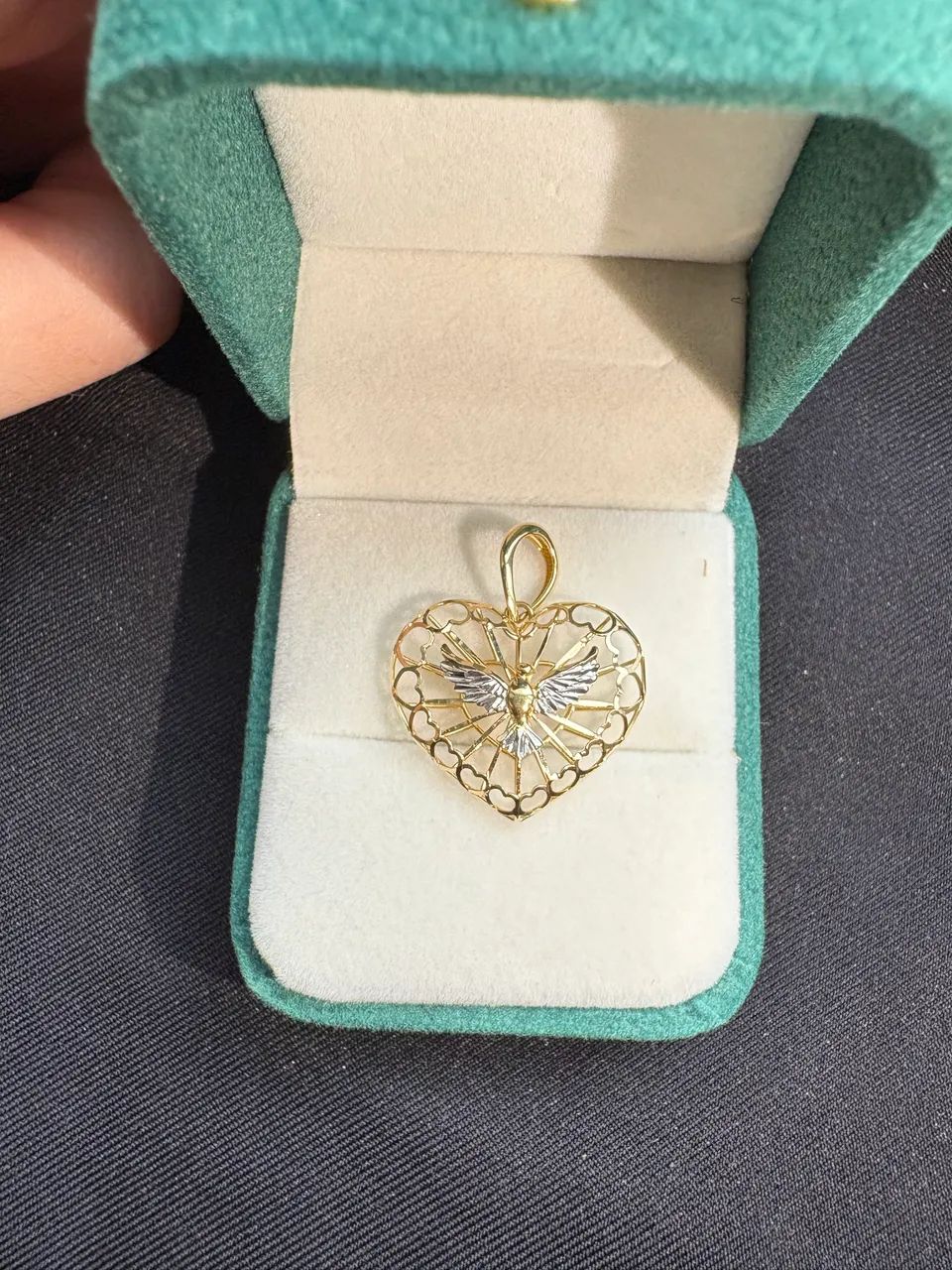 Pingente Espírito Santo em Ouro 18k  - Foto 2