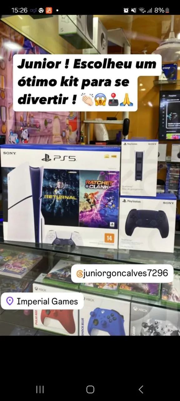 PlayStation 5 (PS5) - Console Novo - Foto 4