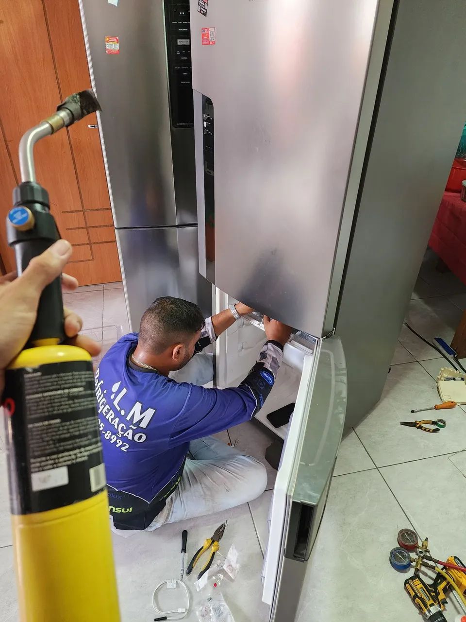 Geladeira manutenção 