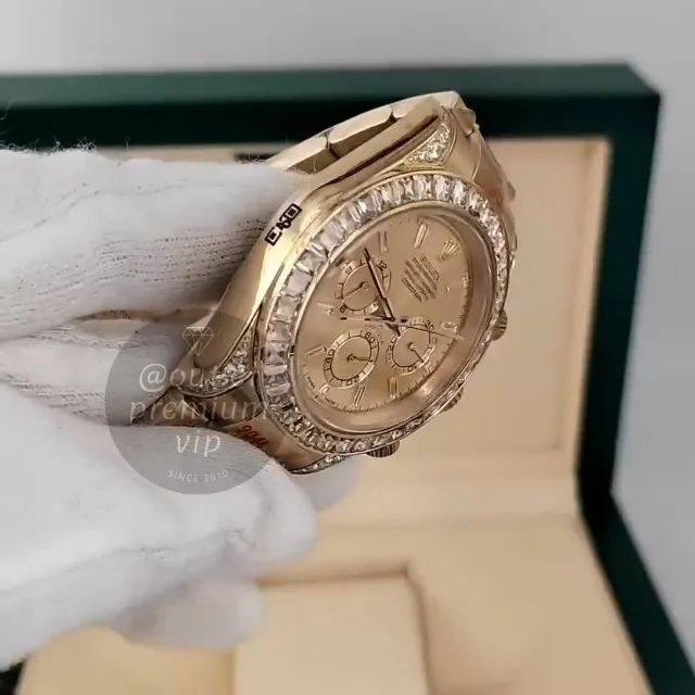 Relogio Rolex Cosmograph Daytona Cravejado - Foto 5