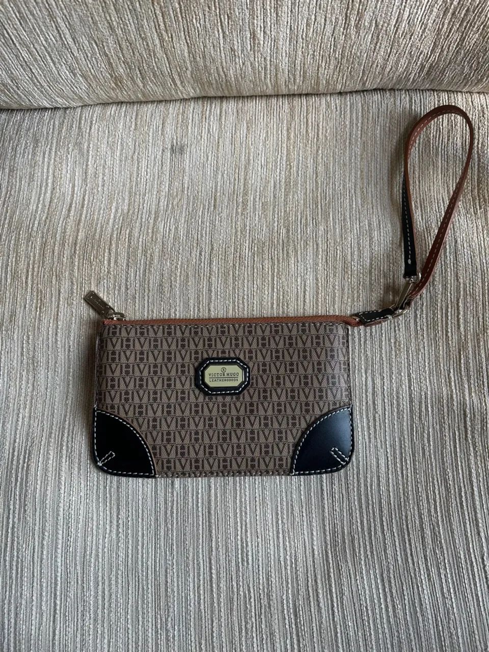 Bolsa Victor Hugo - Marrom - Nova - Foto 3