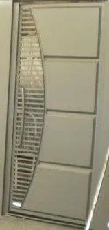 Portão de Aço com Design Moderno Ventilação em Meia Lua - Foto 2