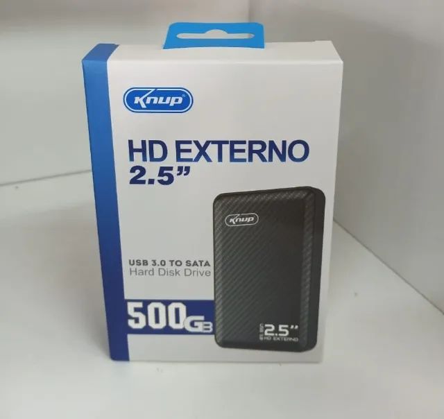 Disco rígido K-NUP HD Externo Slim para computador Playstation Slim Portátil 500GB preto - Foto 2