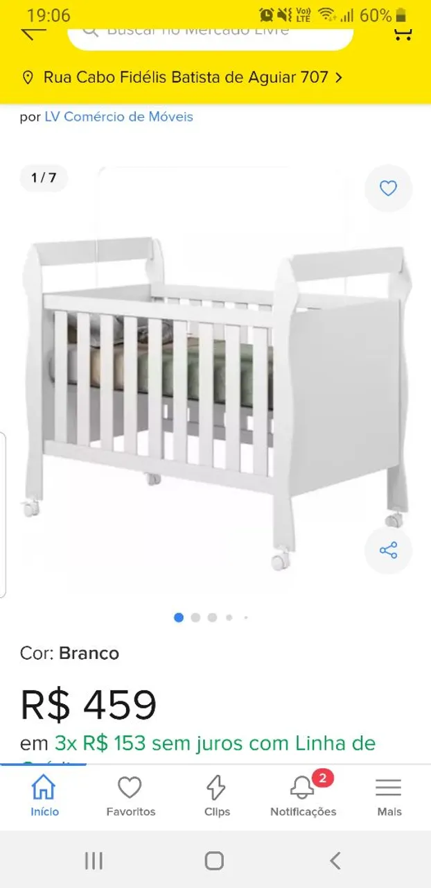Berço Branco para Bebê - Conforto e Segurança