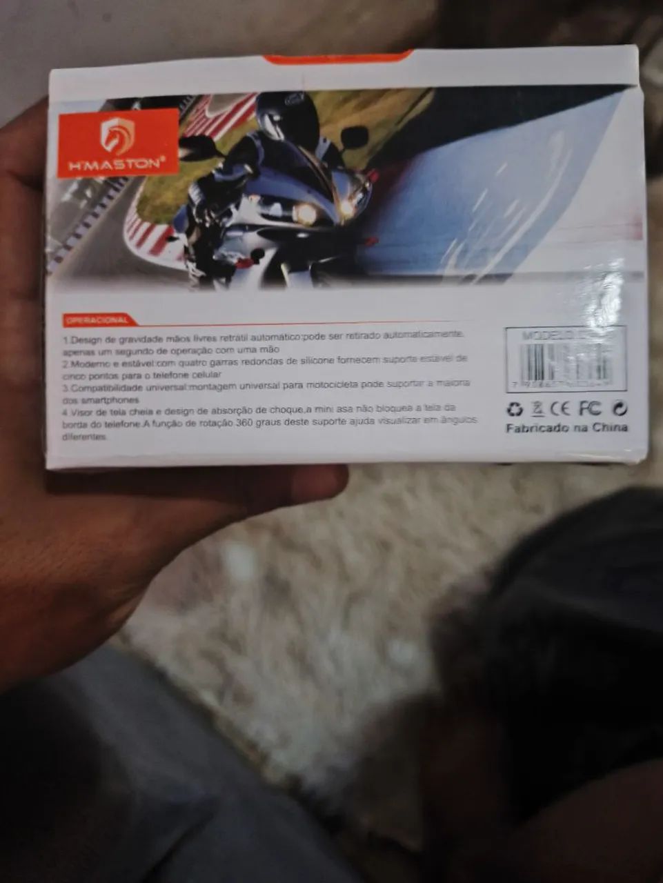 Suporte universal para moto com carregador   - Foto 2