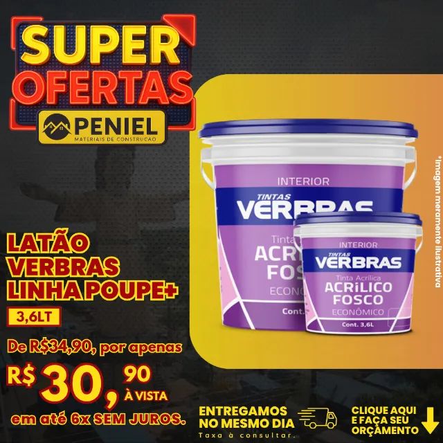 Latão Verbras Linha Poupe+ 3,6L