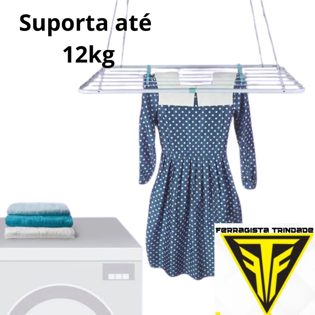 Varal de teto para roupas 