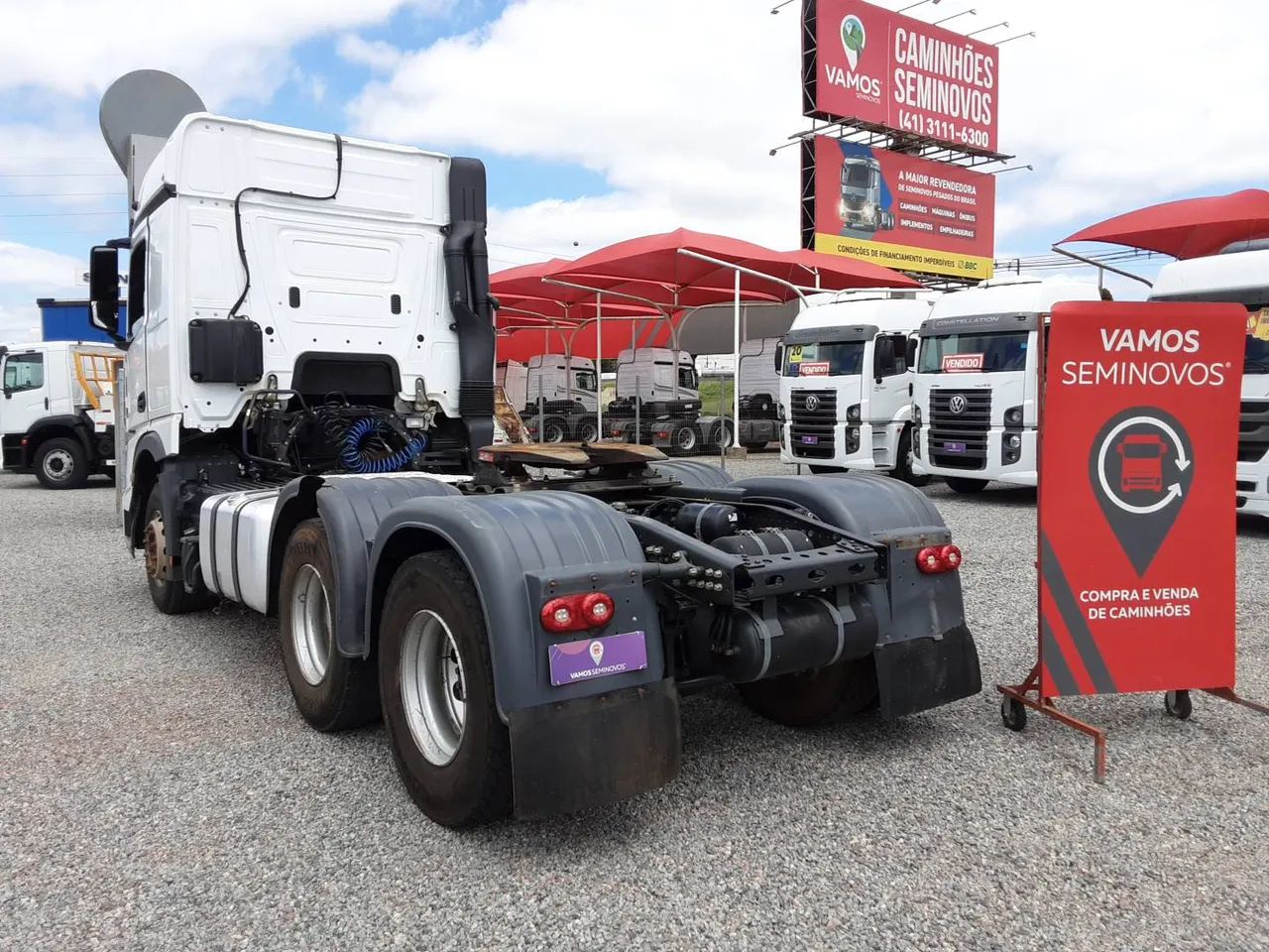 Mercedes-Benz Actros Actros 2651 MP5 LS 6x4 2p (diesel)(E5) 2022/2022 Vamos Seminovos Curi - Foto 6