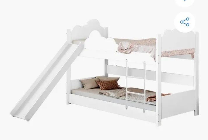 Beliche infantil com escorregador 