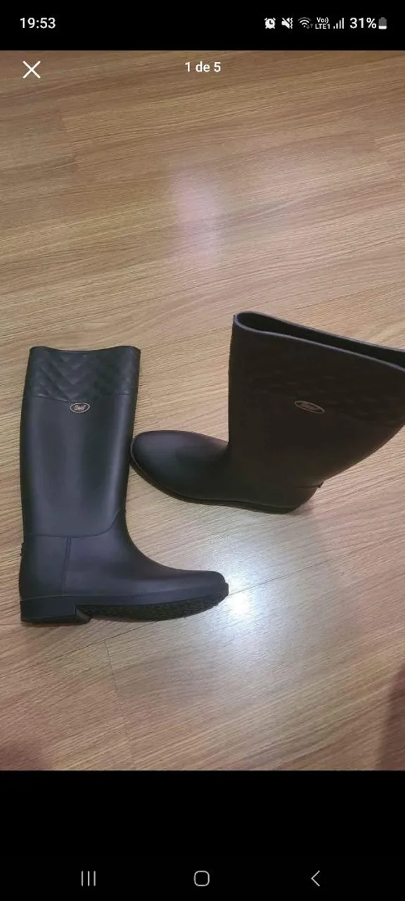 Botas de Chuva marrom - Conforto e Estilo!