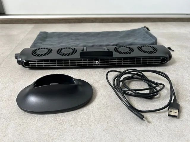 Ventilador USB de mesa com suporte para monitor - Foto 5
