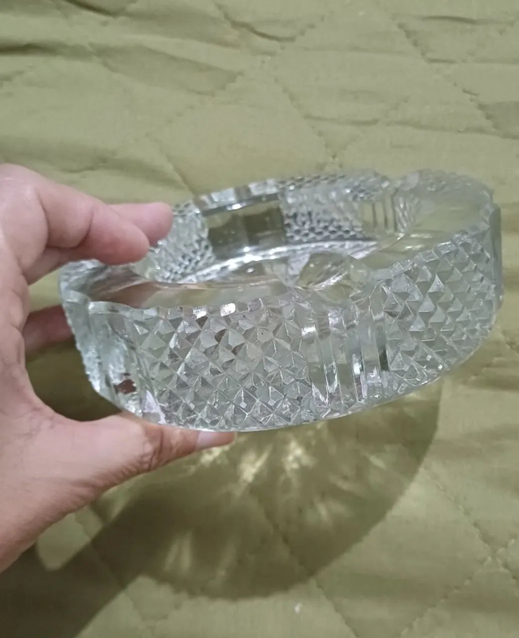 Cinzeiro em cristal retrô. Detalhes na descrição - Foto 4