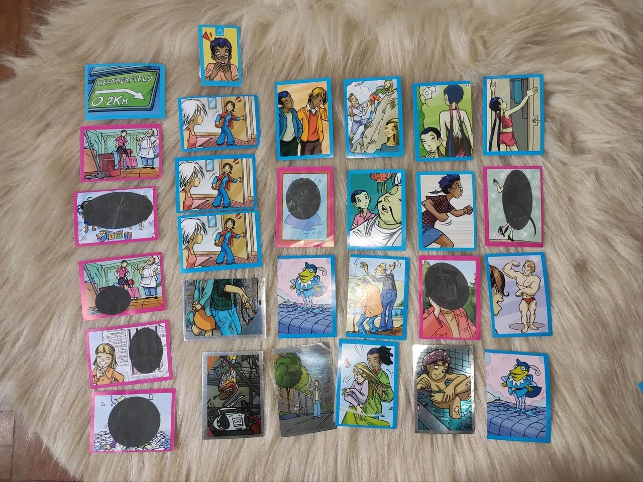 48 figurinhas adesivos witch. Revista witch. 