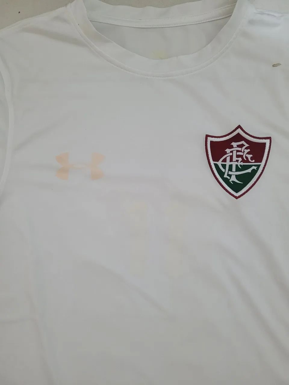 Camisa Under Armour Fluminense - Branca - Tamanho M - Foto 4