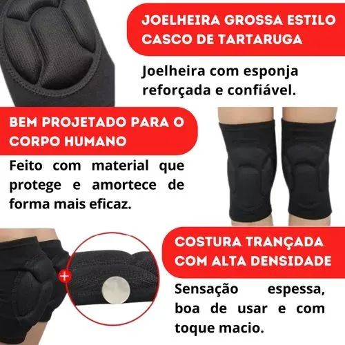 Joelheira acolchoada  - Foto 3