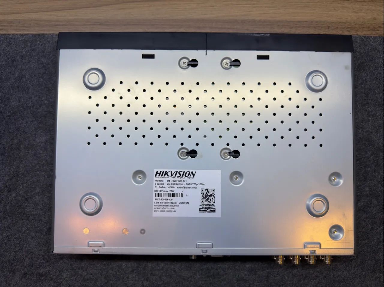 DVR Hikvision DS-7208HGHI-SH - 8 Canais - Foto 4