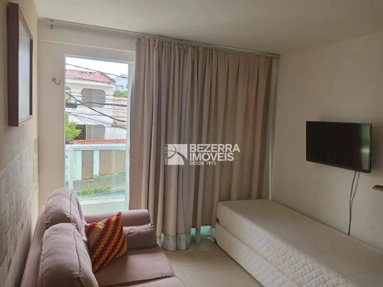 Flat com 1 dormitório, 34 m² - venda por R$ 225.000 ou aluguel por R$ 2.100/mês - Ponta Ne
