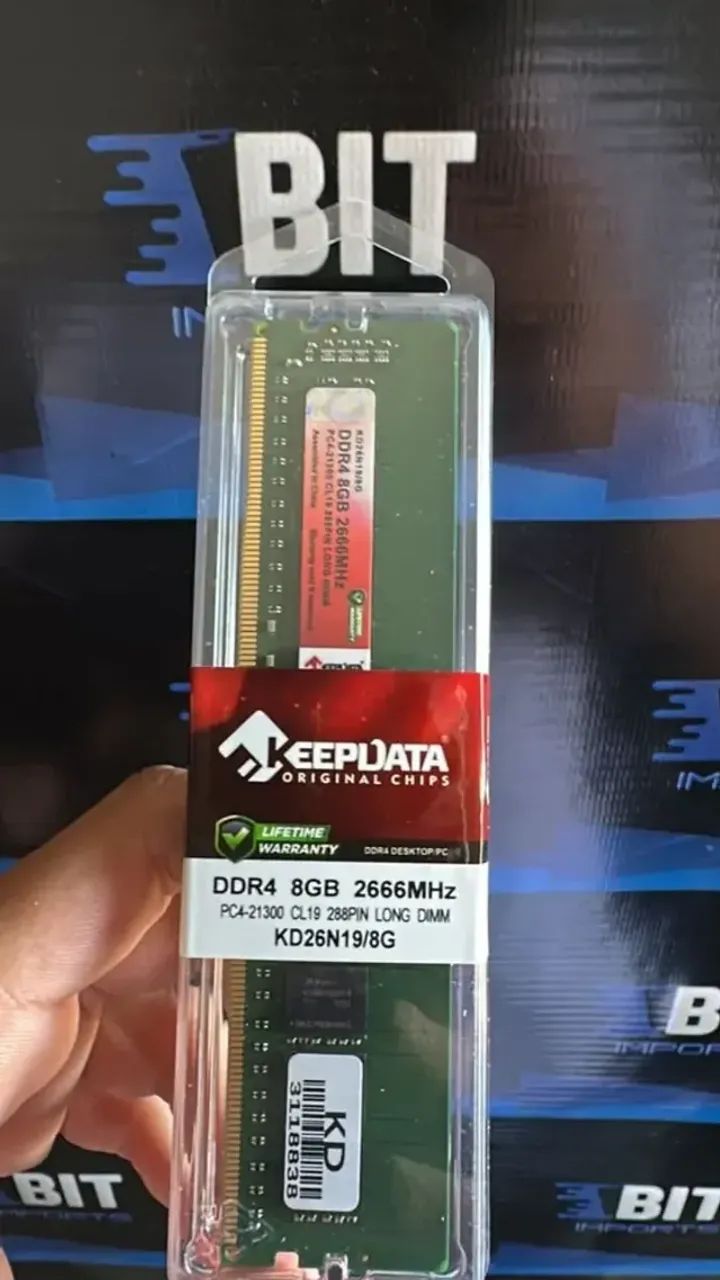 Memória DDR4 8GB 2666Mhz | KEEPDATA | Desktop