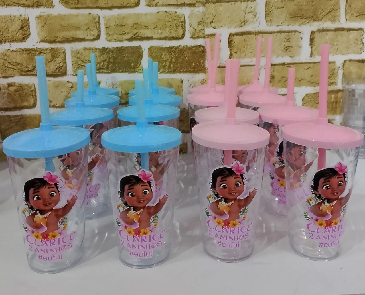 Copos personalizados Moana 2 anos - Foto 4