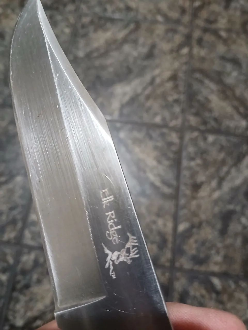 Faca Bowie ElkRidge - Cabo Burlewood - Foto 4