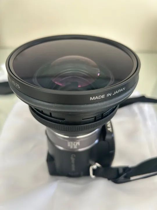 Câmera Sony Ciber-Shot DSC H9 e lente VCL-DH0774 - Foto 2