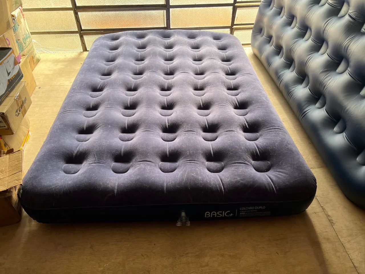 Colchão Inflável Casal Azul Mor e Basic+ - Foto 4