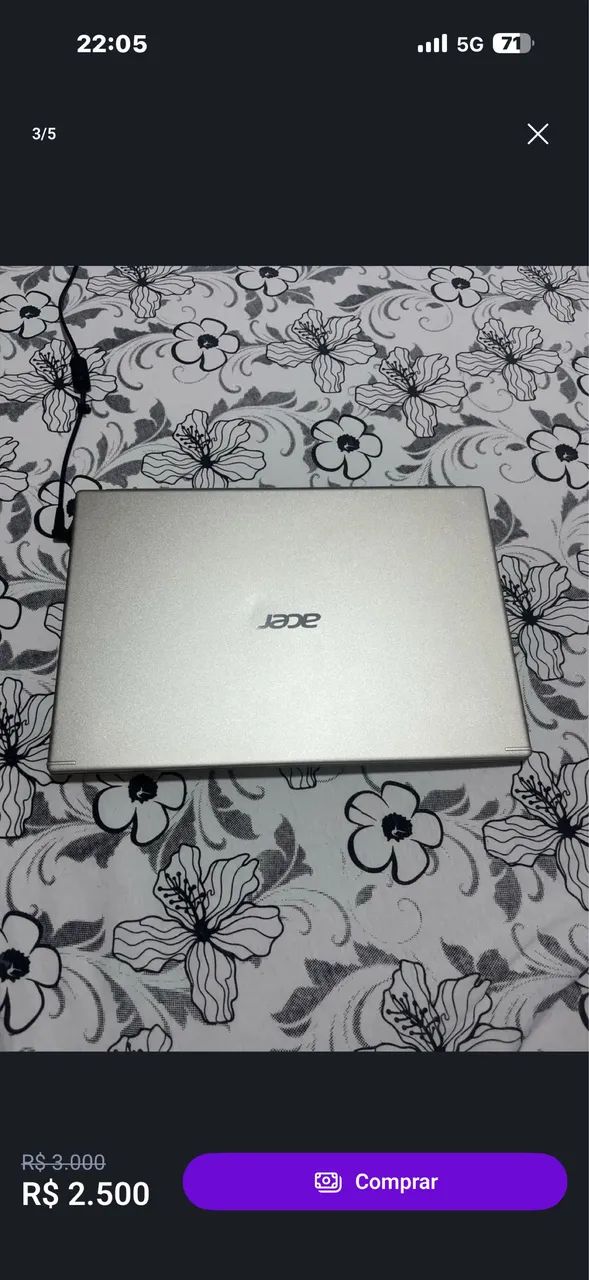 Notebook Acer Aspire 5