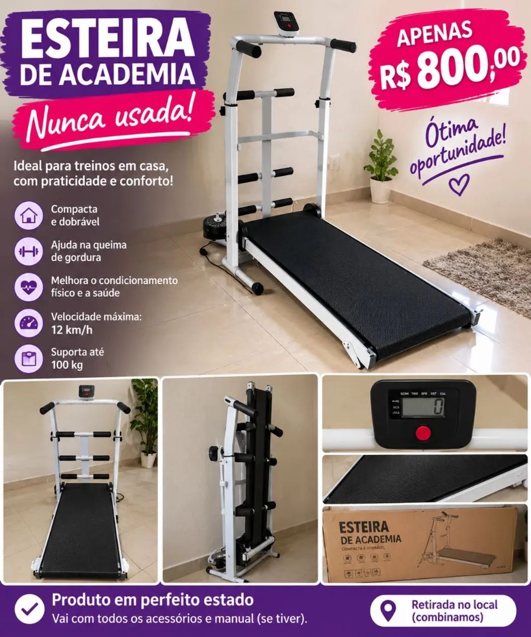 Vendo esteira  - Foto 2