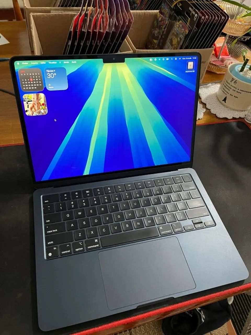 MacBook Air M2 8GB 256GB - Apple Silicon - Cinza/Meia-Noite +