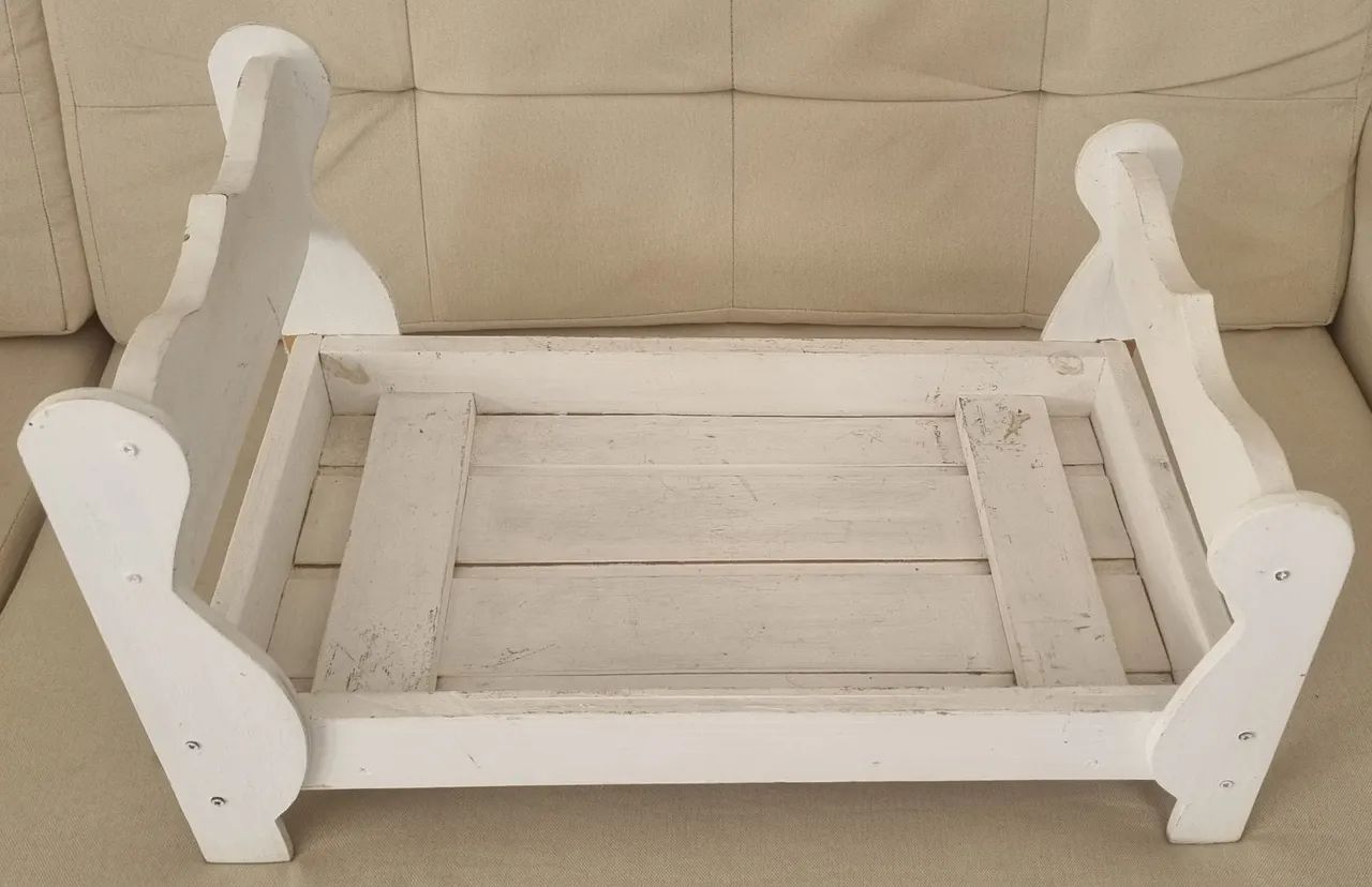 Mini cama em madeira 60cm