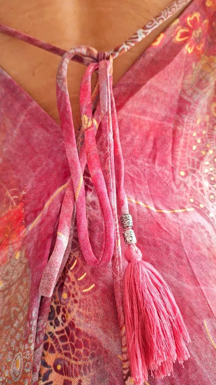 Vestido indiano rosa  - Foto 5