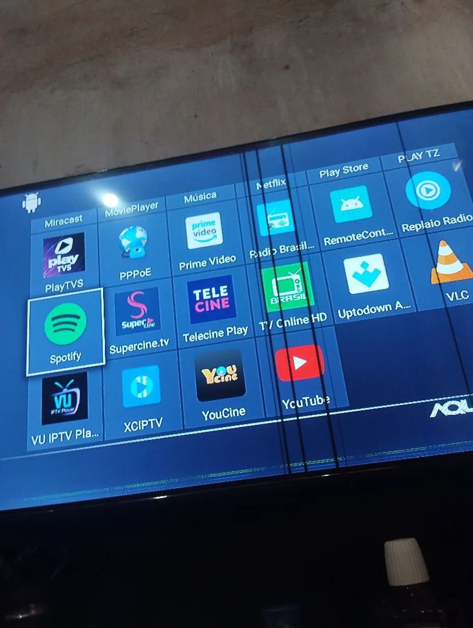 Tv box marca aquário, funcionando perfeitamente  - Foto 3