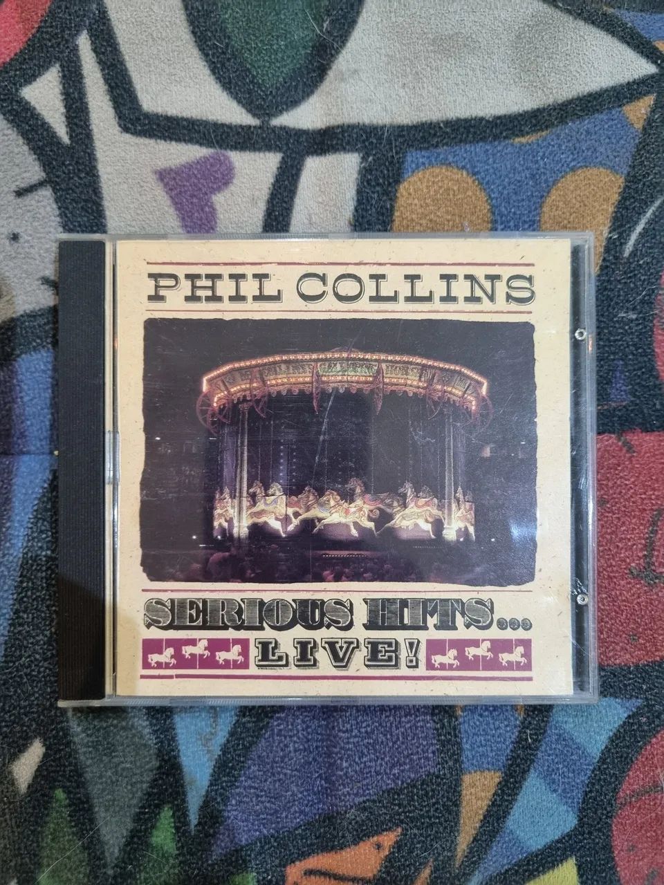 CD Phil Collins Sérios Hits Live - ano 1990
