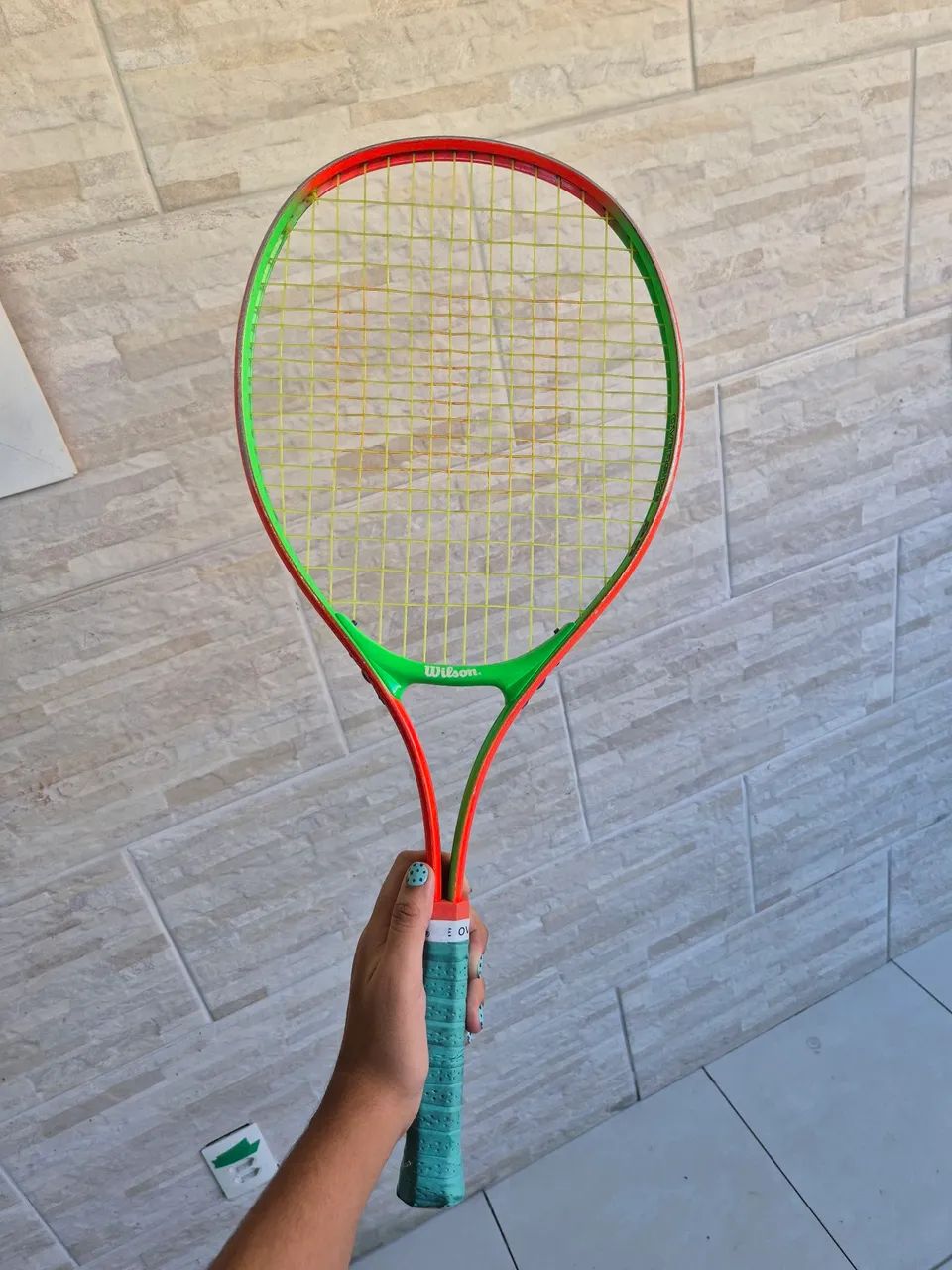 Raquete de Tênis Wilson Verde - Marca Profissional