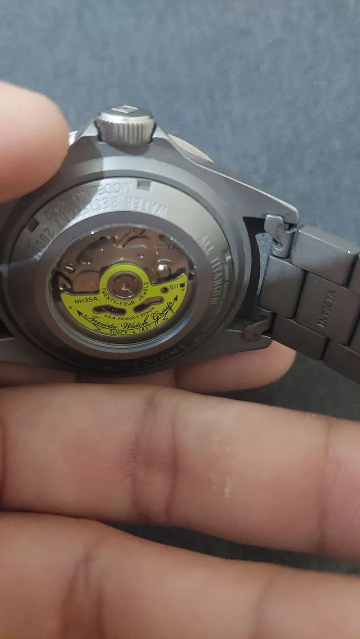 Relógio invicta pro driver 0420 TODO EM TITANIUM  - Foto 2