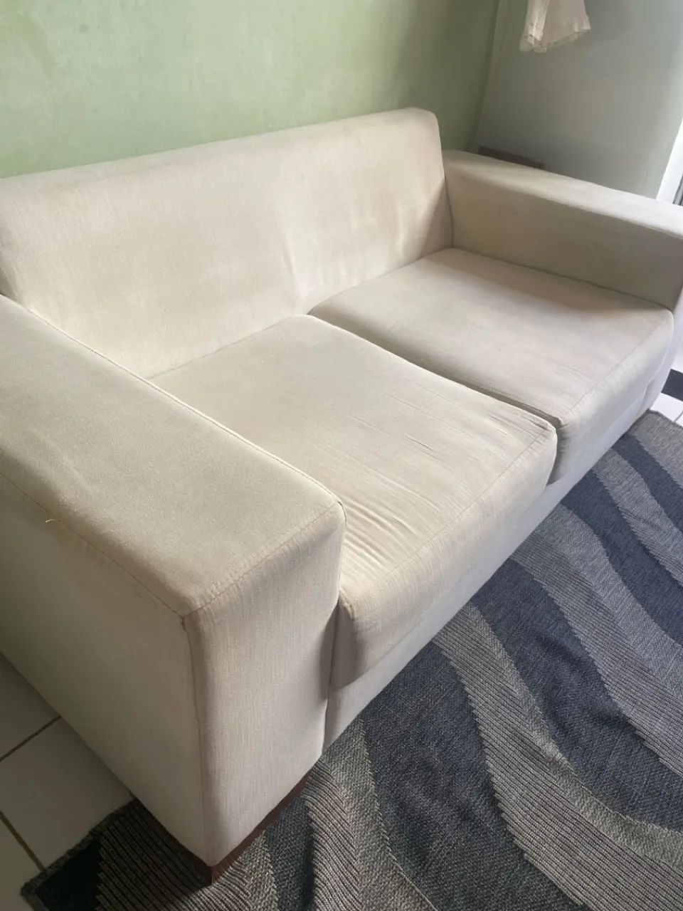 Sofá de Linho branco super chique 