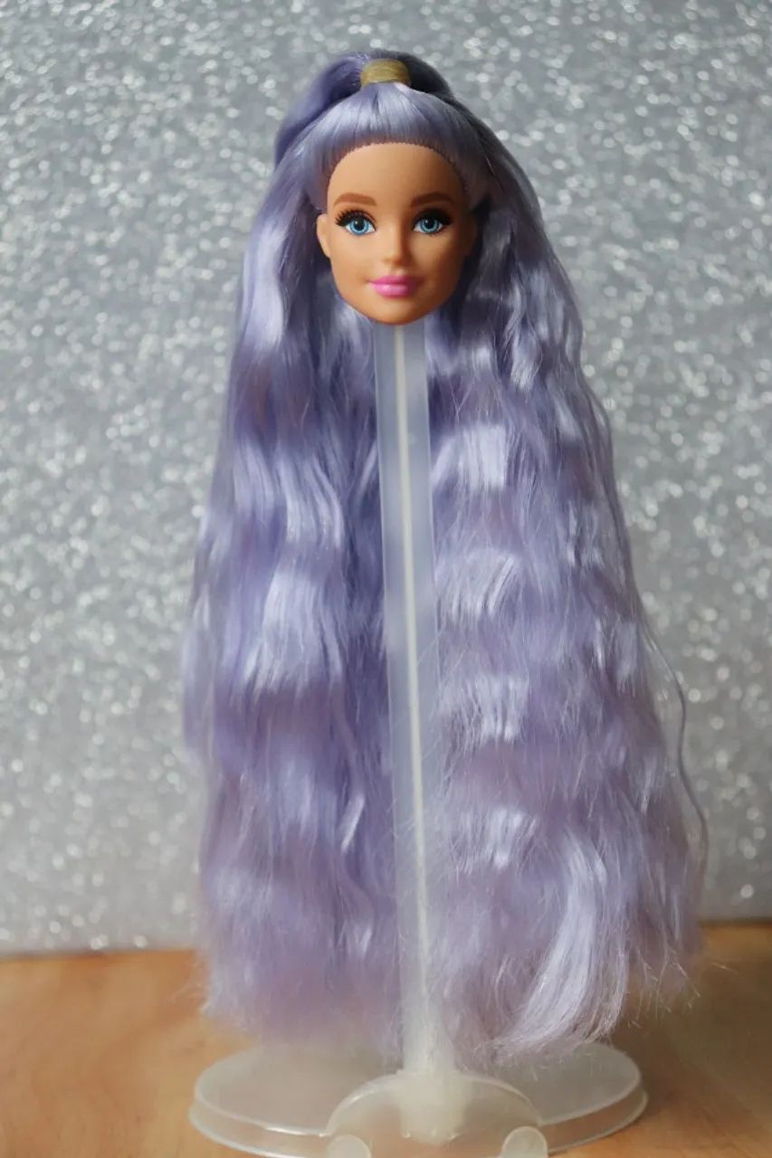 Cabeça Barbie Extra 6 - cabelo longo - Foto 2