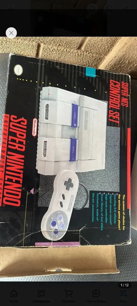 Super Nintendo na caixa  - Foto 3