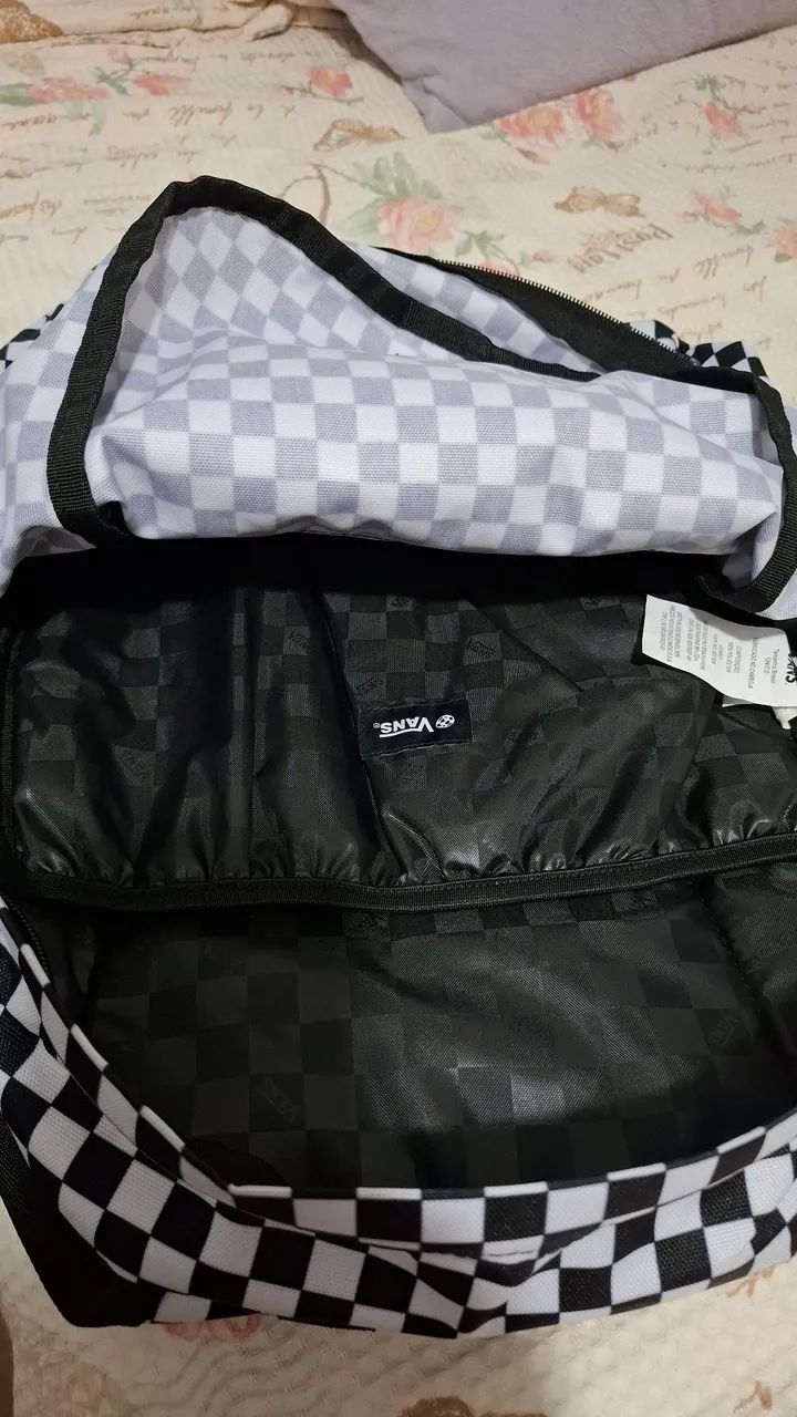 Mochila Vans Xadrez - Foto 3