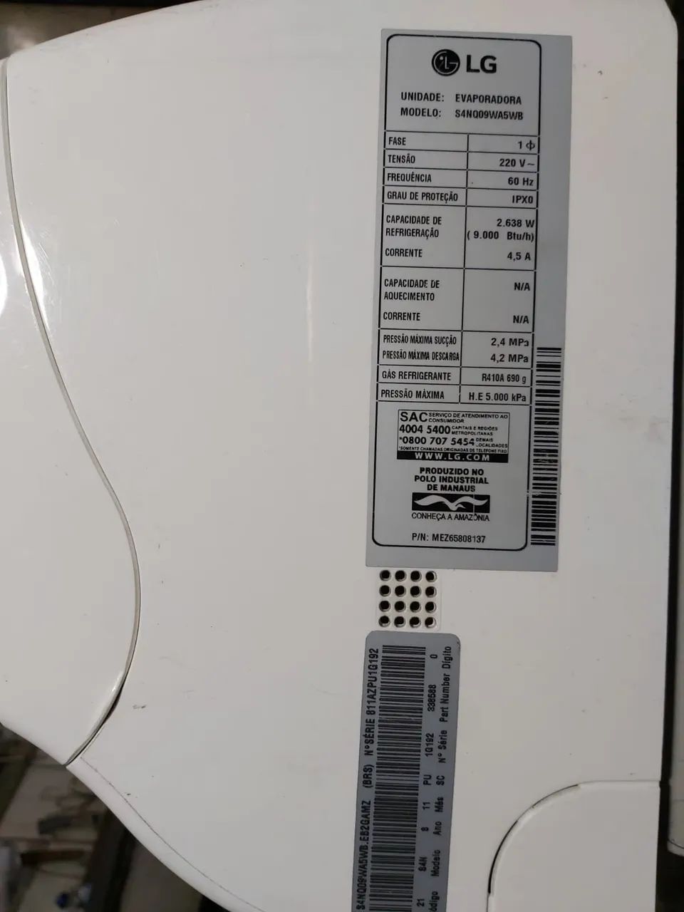 Ar-Condicionado Split Dual Inverter LG 9.000-10.000 BTUs 220V - Foto 3