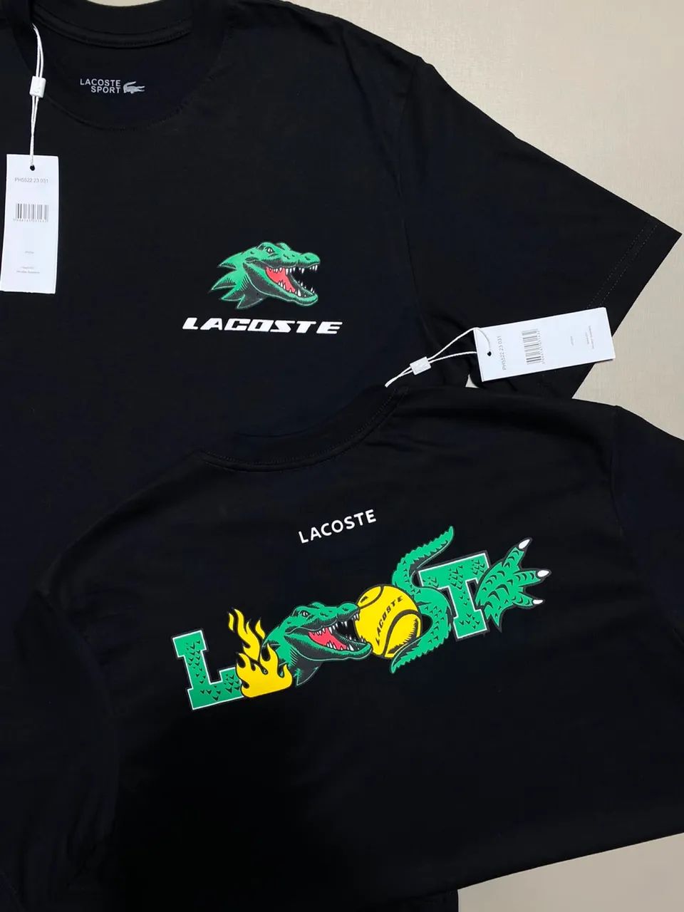 Camiseta Lac Preta/ Verde - Foto 3