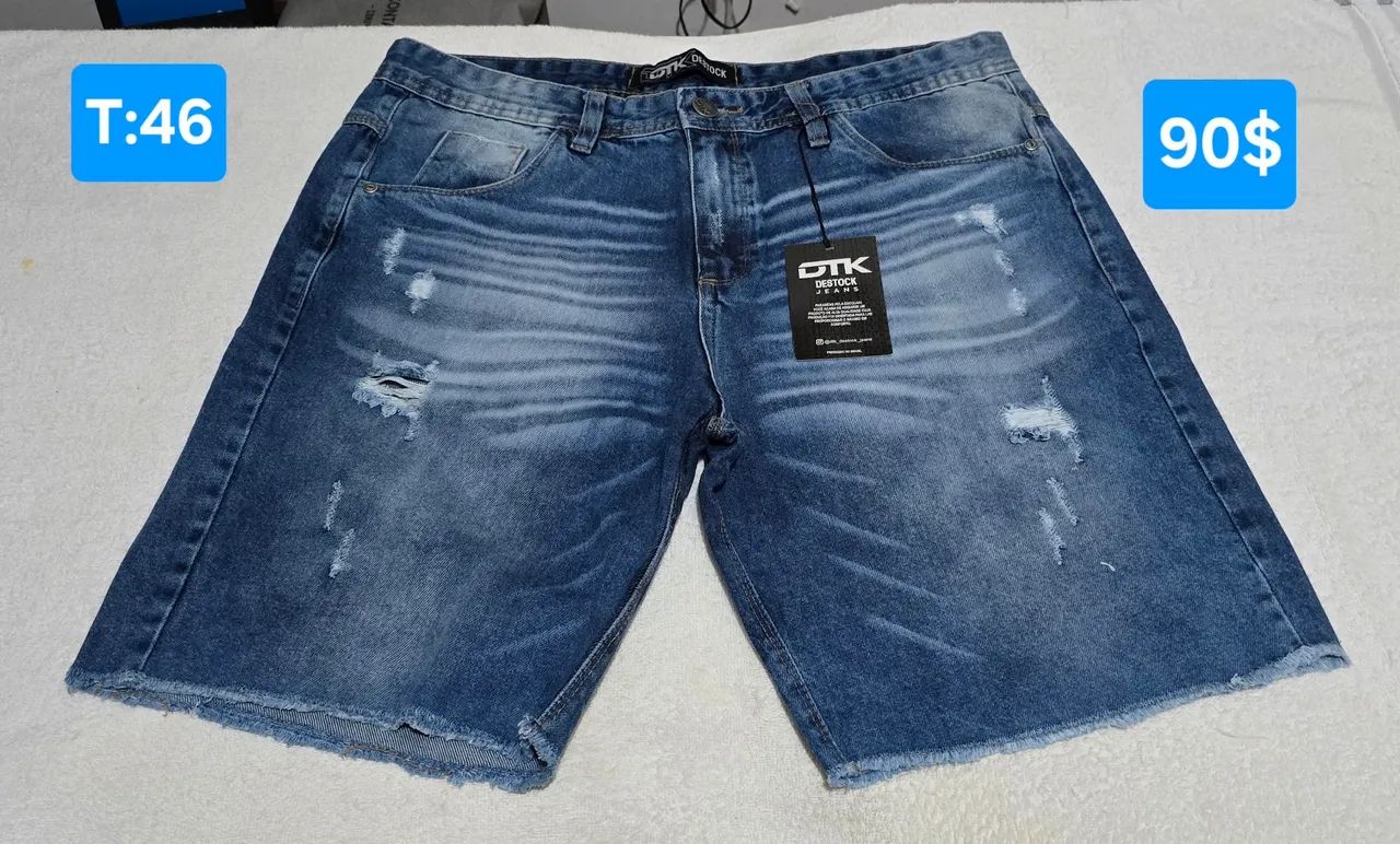 Bermuda jeans da Destock original  - Foto 4