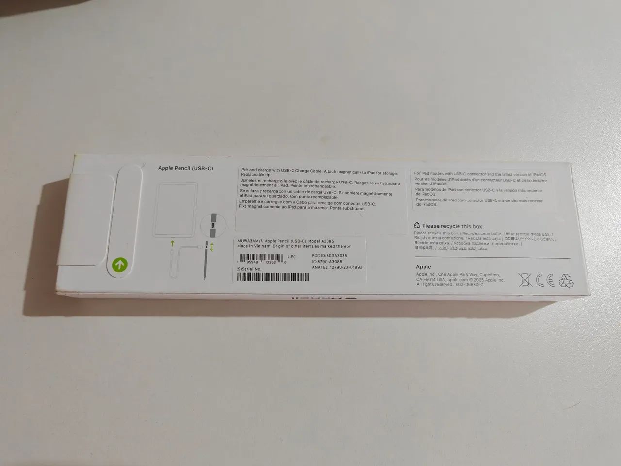 Apple Pencil USB C Nova Lacrada original  - Foto 2