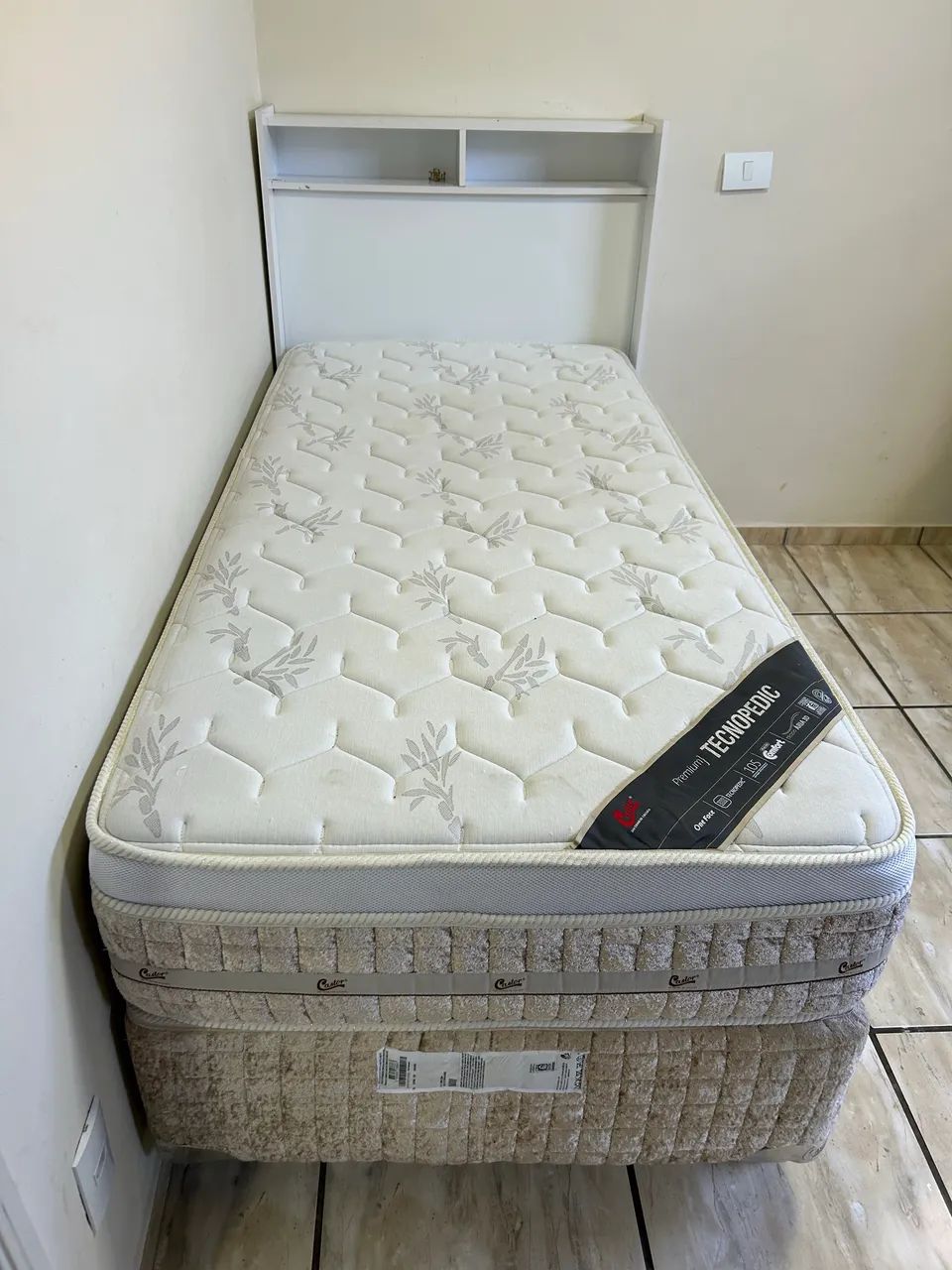 Cama Box Solteiro Castor Premium Tecnopedic - Foto 3
