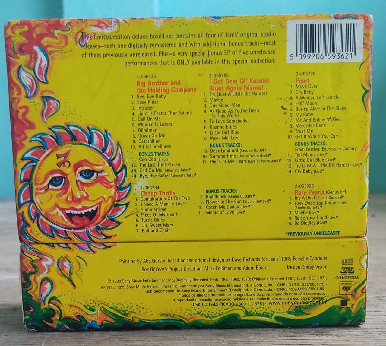 BOX COM 05 CDS JANIS JOPLIN ORIGINAIS - Foto 2