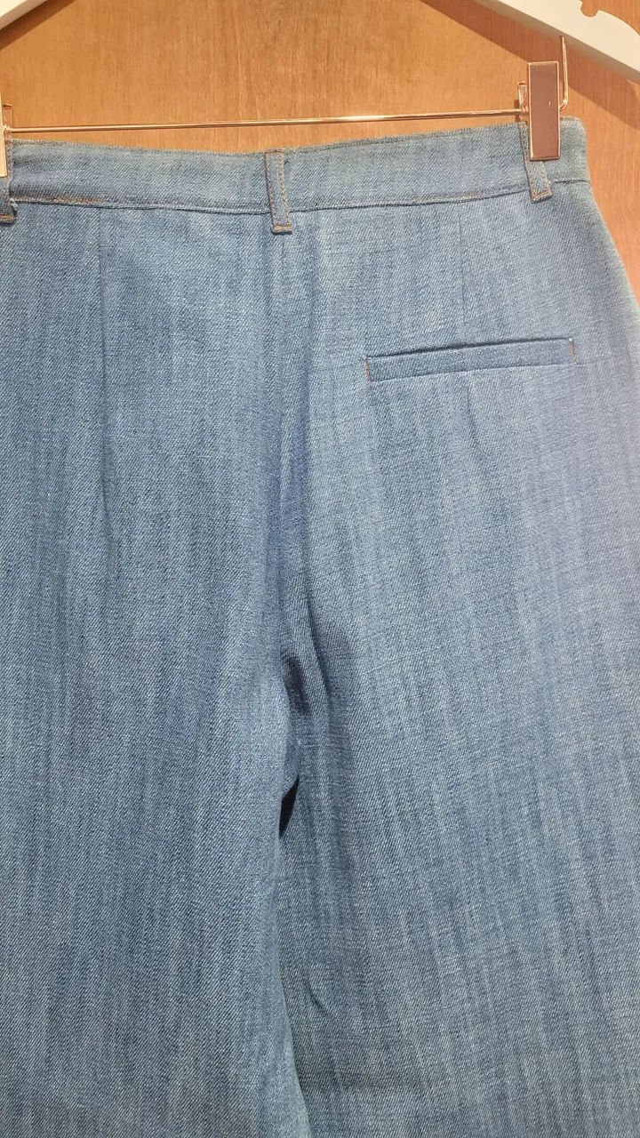 Calça jeans zara M - Foto 4