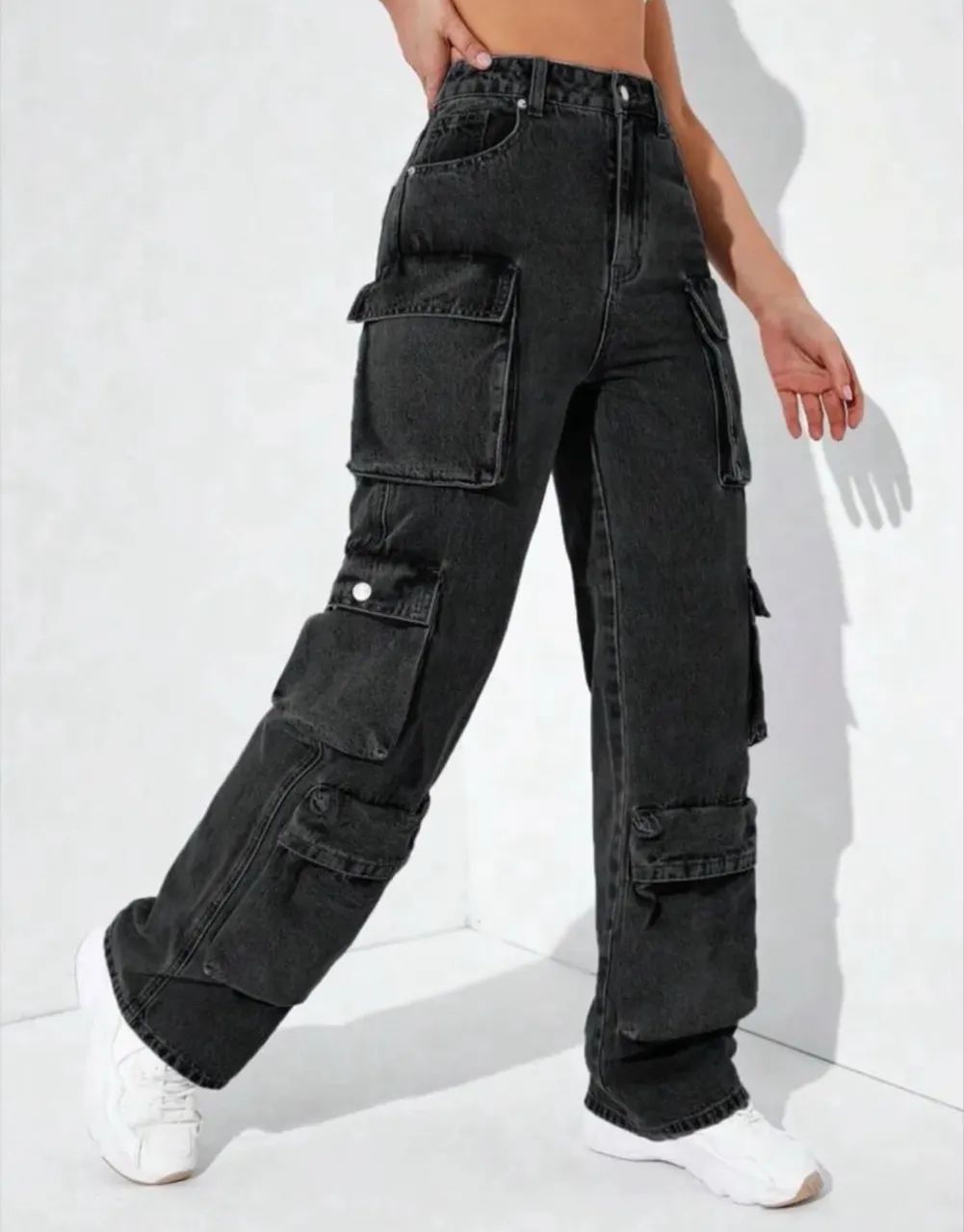 Calça jeans preta 