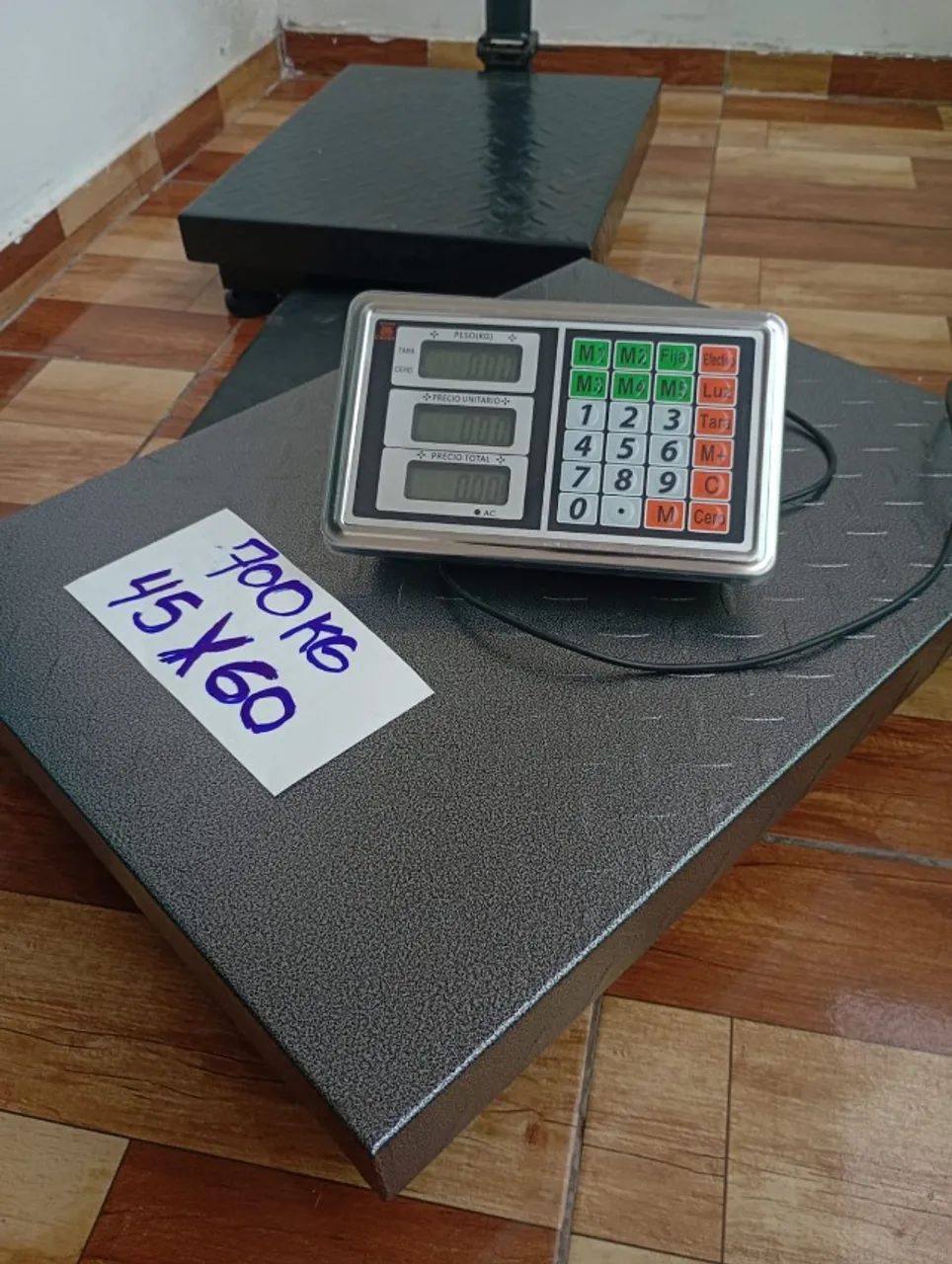 Balança Plataforma Digital 500kg 600kg 700kg Com